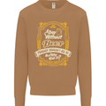 A Day Without Beer? Funny Alcohol Mens Sweatshirt Jumper Caramel Latte