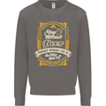 A Day Without Beer? Funny Alcohol Mens Sweatshirt Jumper Charcoal