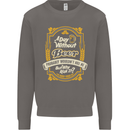 A Day Without Beer? Funny Alcohol Mens Sweatshirt Jumper Charcoal