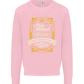 A Day Without Beer? Funny Alcohol Mens Sweatshirt Jumper Light Pink