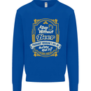 A Day Without Beer? Funny Alcohol Mens Sweatshirt Jumper Royal Blue