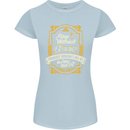 A Day Without Beer? Funny Alcohol Womens Petite Cut T-Shirt Light Blue