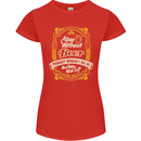 A Day Without Beer? Funny Alcohol Womens Petite Cut T-Shirt Red