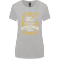 A Day Without Beer? Funny Alcohol Womens Wider Cut T-Shirt Sports Grey