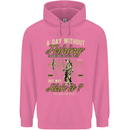 A Day Without Fishing Funny Fisherman Mens 80% Cotton Hoodie Azelea