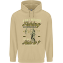 A Day Without Fishing Funny Fisherman Mens 80% Cotton Hoodie Sand