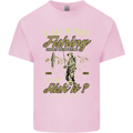 A Day Without Fishing Funny Fisherman Mens Cotton T-Shirt Tee Top Light Pink