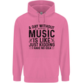 A Day Without Music Pop Rock Reggae Dance Childrens Kids Hoodie Azalea