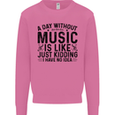 A Day Without Music Pop Rock Reggae Dance Mens Sweatshirt Jumper Azalea