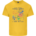 A Day Without Video Games Kids T-Shirt Childrens Yellow