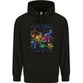A Day Without Video Games Mens 80% Cotton Hoodie Black
