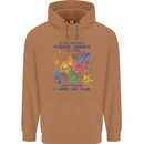 A Day Without Video Games Mens 80% Cotton Hoodie Caramel Latte