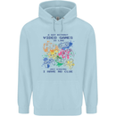 A Day Without Video Games Mens 80% Cotton Hoodie Light Blue