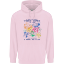 A Day Without Video Games Mens 80% Cotton Hoodie Light Pink