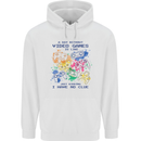 A Day Without Video Games Mens 80% Cotton Hoodie White