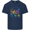 A Day Without Video Games Mens Cotton T-Shirt Tee Top Navy Blue