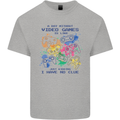 A Day Without Video Games Mens Cotton T-Shirt Tee Top Sports Grey