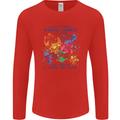 A Day Without Video Games Mens Long Sleeve T-Shirt Red