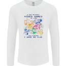 A Day Without Video Games Mens Long Sleeve T-Shirt White