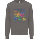 A Day Without Video Games Mens Sweatshirt Jumper Charcoal