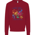 A Day Without Video Games Mens Sweatshirt Jumper Red