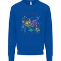 A Day Without Video Games Mens Sweatshirt Jumper Royal Blue