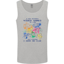 A Day Without Video Games Mens Vest Tank Top Sports Grey
