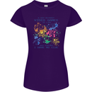 A Day Without Video Games Womens Petite Cut T-Shirt Purple