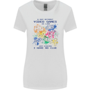 A Day Without Video Games Womens Wider Cut T-Shirt White