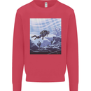 A Deep Sea Scuba Diver Diving Kids Sweatshirt Jumper Heliconia
