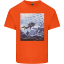 A Deep Sea Scuba Diver Diving Kids T-Shirt Childrens Orange