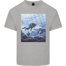 A Deep Sea Scuba Diver Diving Kids T-Shirt Childrens Sports Grey