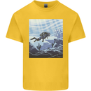 A Deep Sea Scuba Diver Diving Kids T-Shirt Childrens Yellow