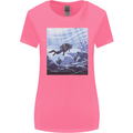 A Deep Sea Scuba Diver Diving Womens Wider Cut T-Shirt Azalea