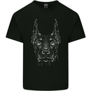 A Doberman Dog Kids T-Shirt Childrens Black