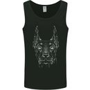A Doberman Dog Mens Vest Tank Top Black