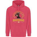 A Dobermans Dog Childrens Kids Hoodie Heliconia