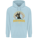 A Dobermans Dog Childrens Kids Hoodie Light Blue