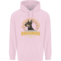 A Dobermans Dog Childrens Kids Hoodie Light Pink