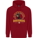A Dobermans Dog Childrens Kids Hoodie Red
