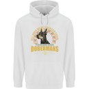 A Dobermans Dog Childrens Kids Hoodie White