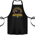 A Dobermans Dog Cotton Apron 100% Organic Black