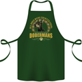 A Dobermans Dog Cotton Apron 100% Organic Forest Green