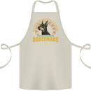 A Dobermans Dog Cotton Apron 100% Organic Natural