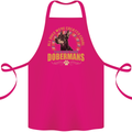 A Dobermans Dog Cotton Apron 100% Organic Pink