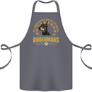 A Dobermans Dog Cotton Apron 100% Organic Steel