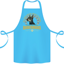 A Dobermans Dog Cotton Apron 100% Organic Turquoise
