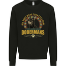 A Dobermans Dog Kids Sweatshirt Jumper Black