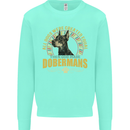 A Dobermans Dog Kids Sweatshirt Jumper Peppermint