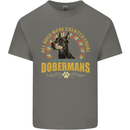 A Dobermans Dog Kids T-Shirt Childrens Charcoal
